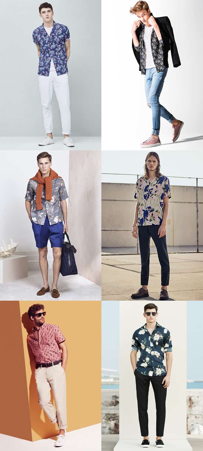 Floral Print Clothing - Men's Fashion & Style Outfit Inspiration Lookbook