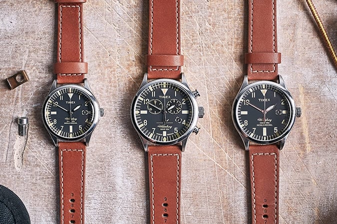 Timex x Red Wing Waterbury Watch Collection Black & Rust