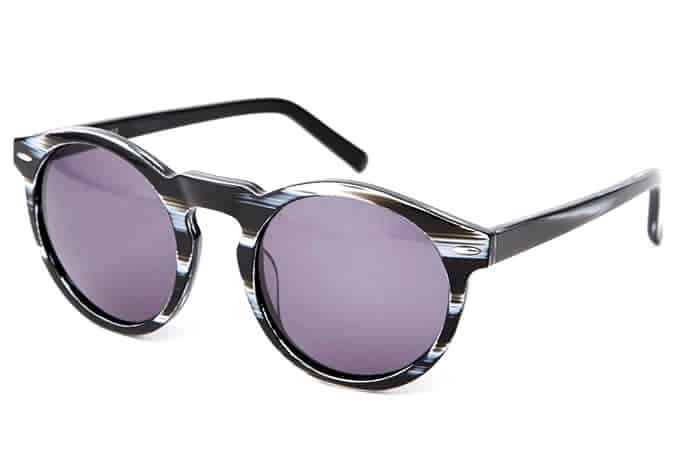 Dark Future Handmade Acetate Round Sunglasses