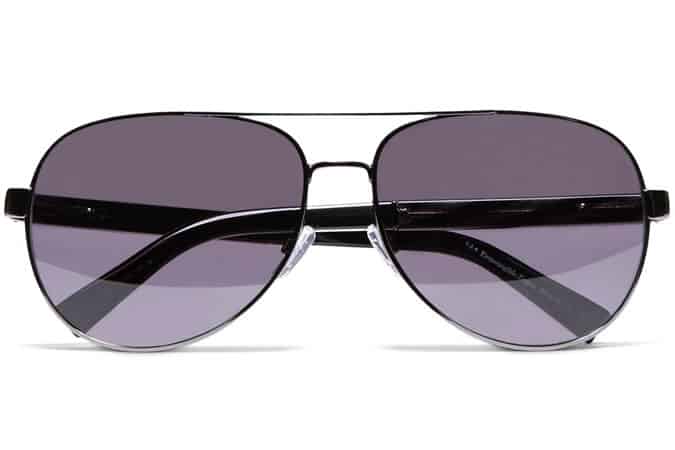 Metal Wood Acetate Sunglasses