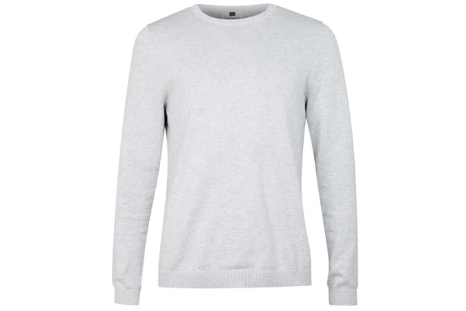 Grey Marl Crew Neck Jumper