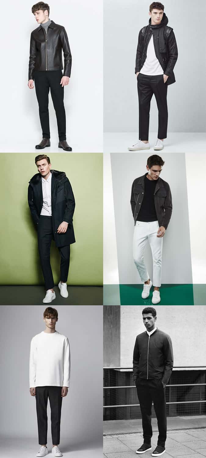 Men's Scandinavian Minimal and Monochrome Outfit Inspiration Lookbook