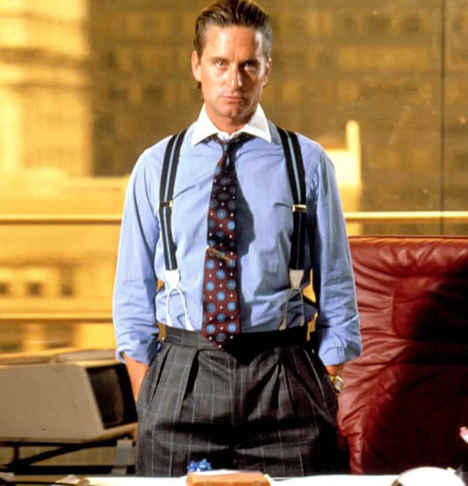 Wall Street - Michael Douglas Power Suit and Braces
