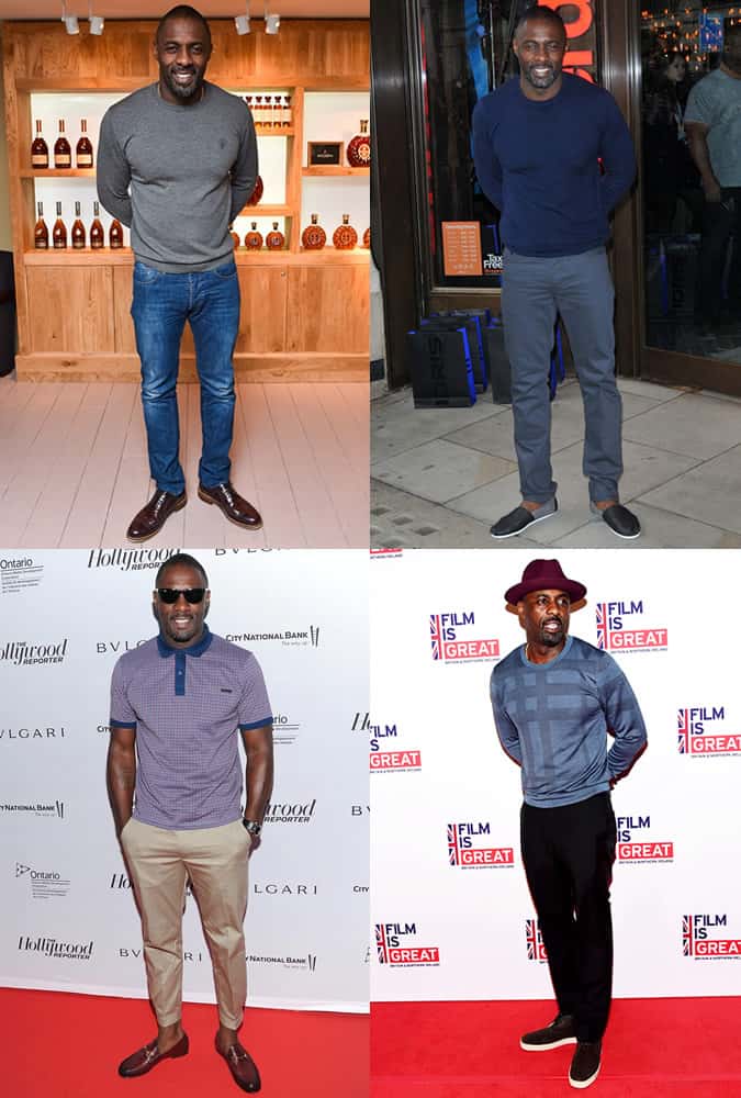 Idris Elba Casual/Off-Duty Outfit Lookbook