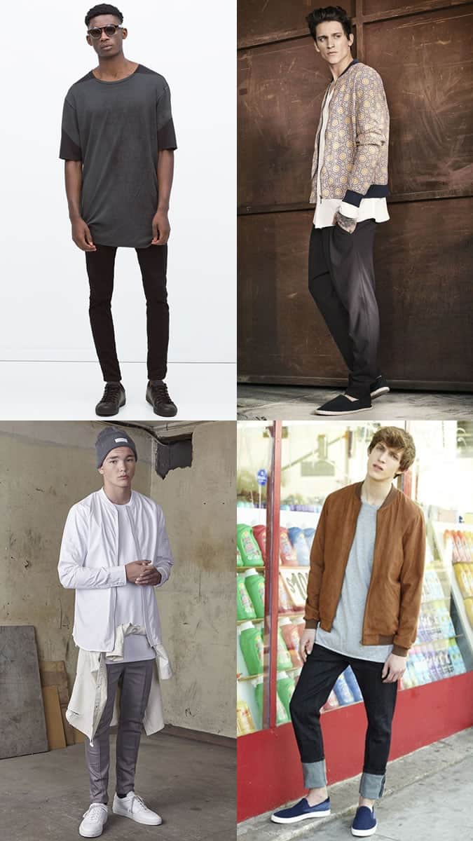 Men's Fashion & Style - Longline T-Shirts Outfit Inspiration Lookbook