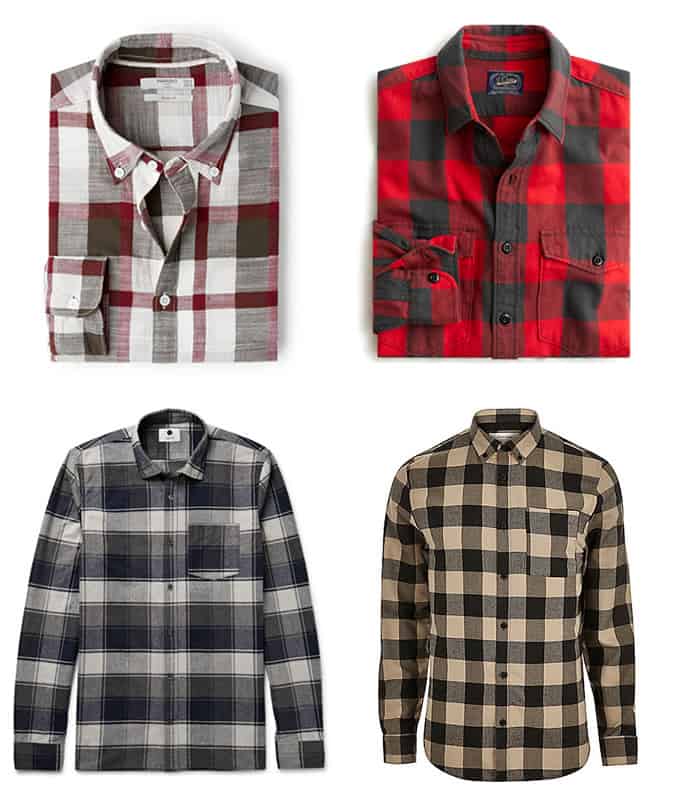 Men's Flannel Check Shirts