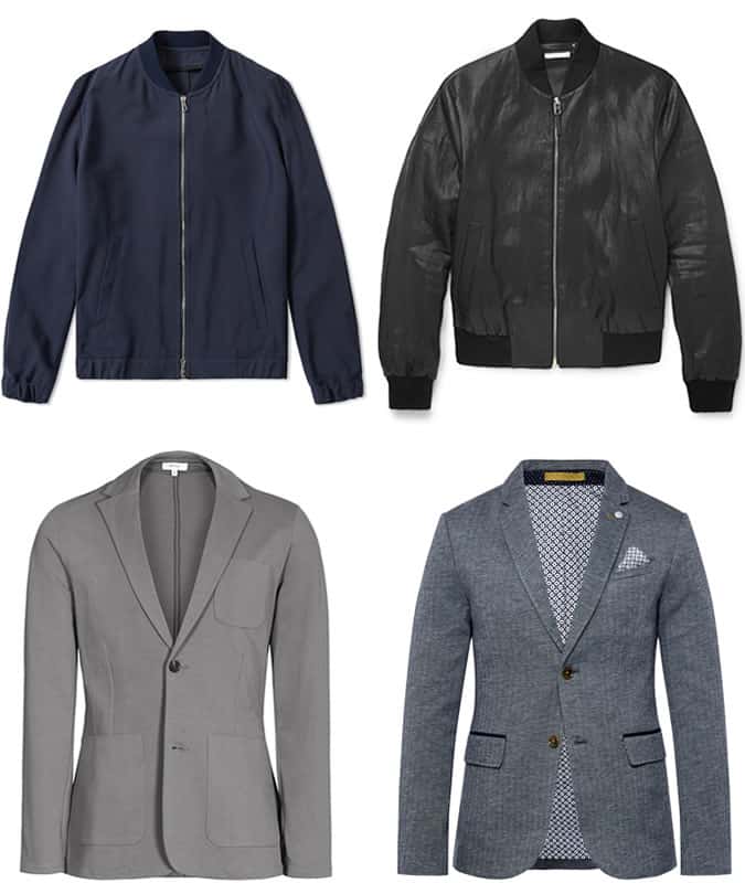 Men's Lightweight Bomber Jackets and Blazers