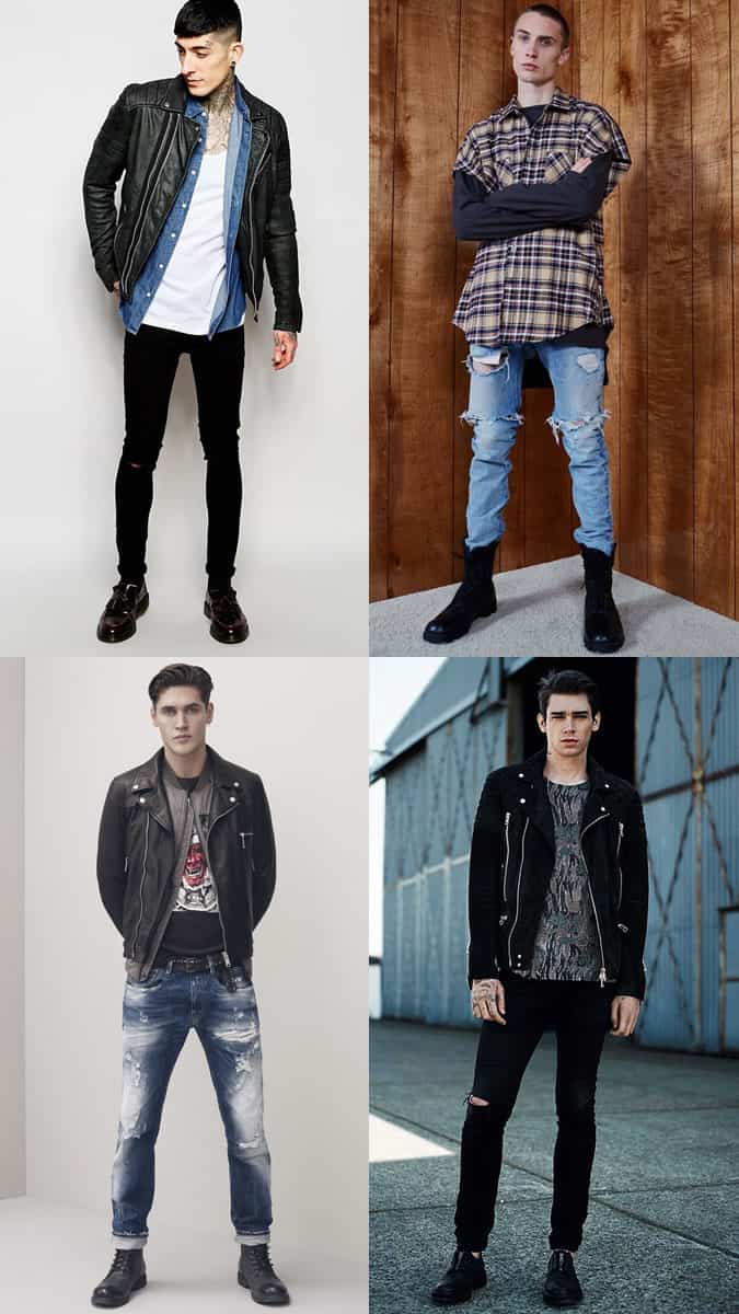 Men's Modern Punks-Inspired Outfit Lookbook