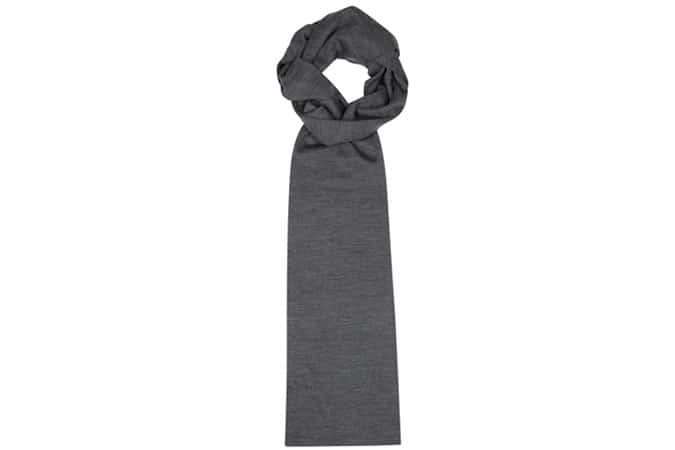 John Smedley Lark Charcoal Merino Wool Scarf
