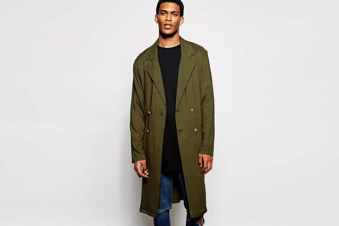 Reclaimed Vintage Drapey Duster Jacket