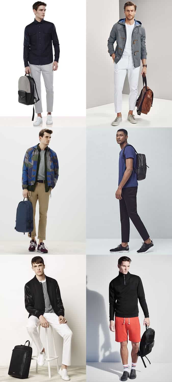 Men's Smart Backpacks - Outfit Inspiration Lookbook