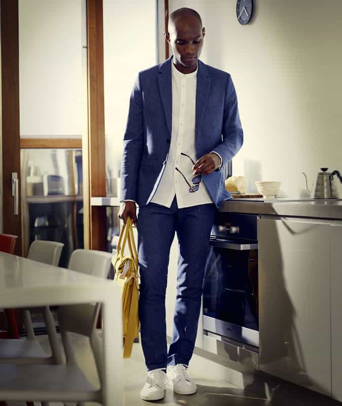Men's Trainers With A Suit