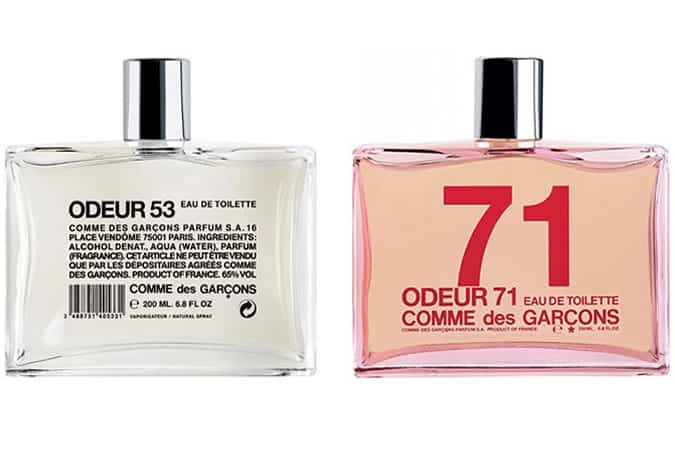 Comme Des Garcons Odeur 53 And Odeur 71