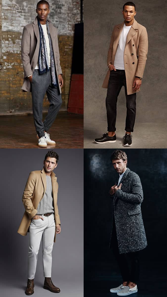 Men's Overcoats In Spring Outfit Inspiration Lookbook