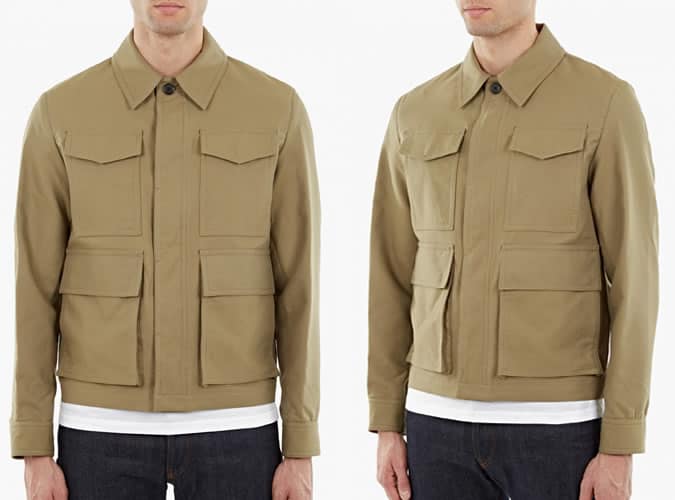 AMI Natural Four-Pocket Parka Jacket