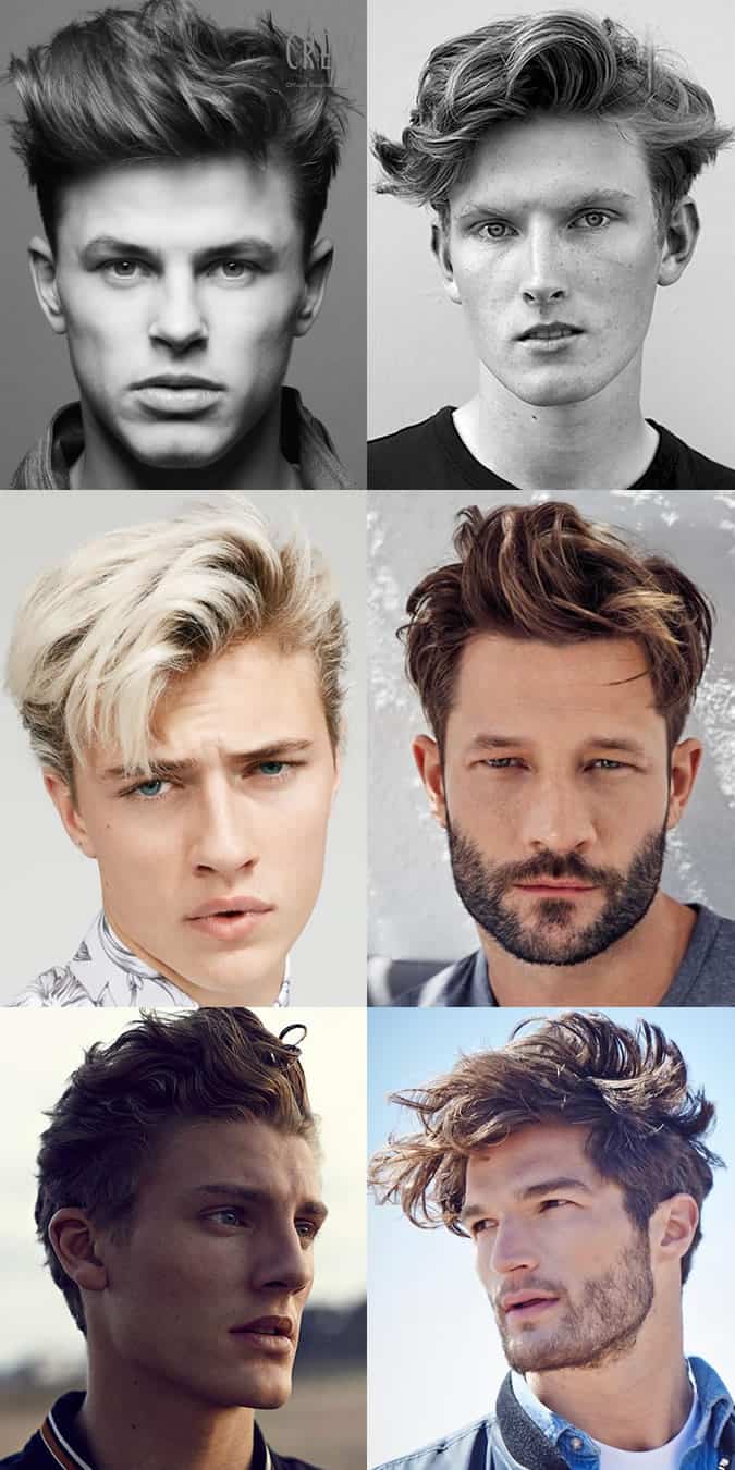 Men's Spring/Summer 2016 Hair Trends - Textured Quiff Hairstyles and Cuts