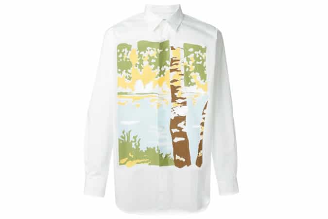 Comme Des Garcons Shirt Print Shirt