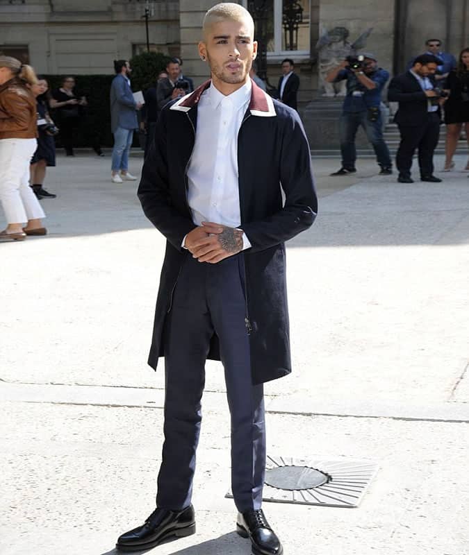 Zayn Malik Louis Vuitton Duster Coat