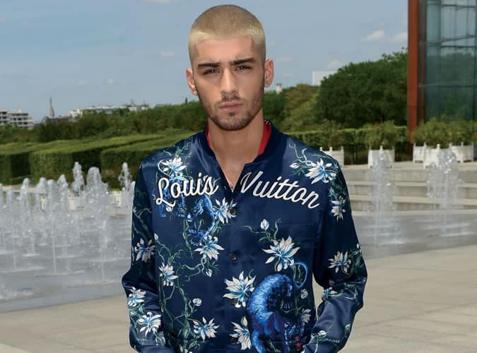 Zayn debuts his new look at Louis Vuitton SS16