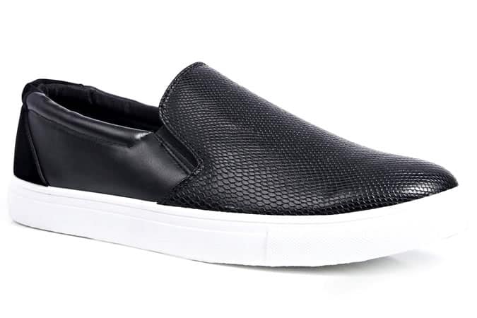 Textured Slip-On Plimsolls