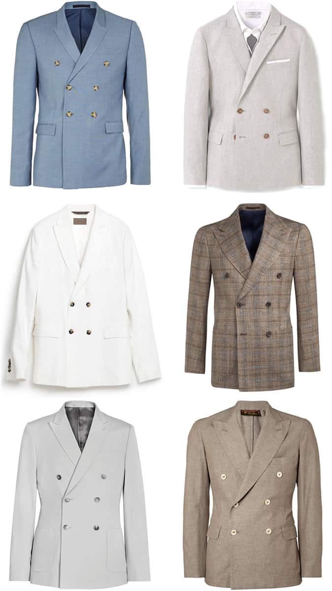 Men's Double-Breasted Blazers