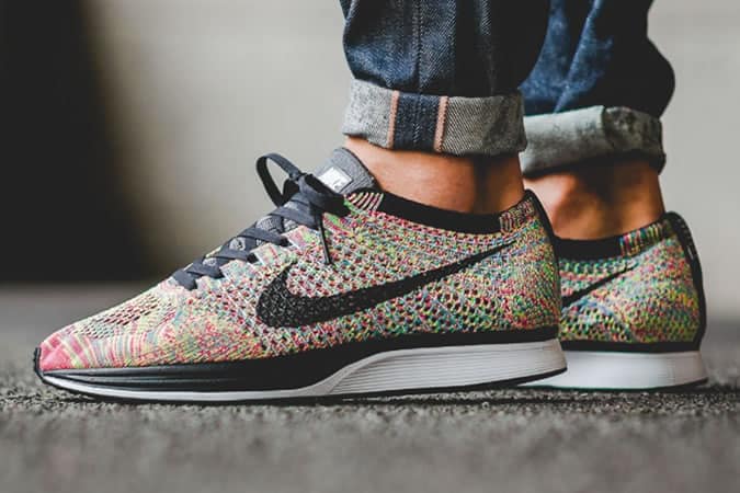 Nike Flyknit Racer Rainbow