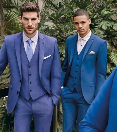 Get Suited In Blue With Moss Bros