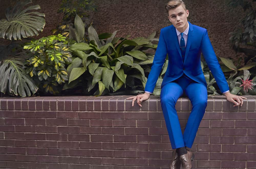 Moss Bros Weekend Blue Suits Offer