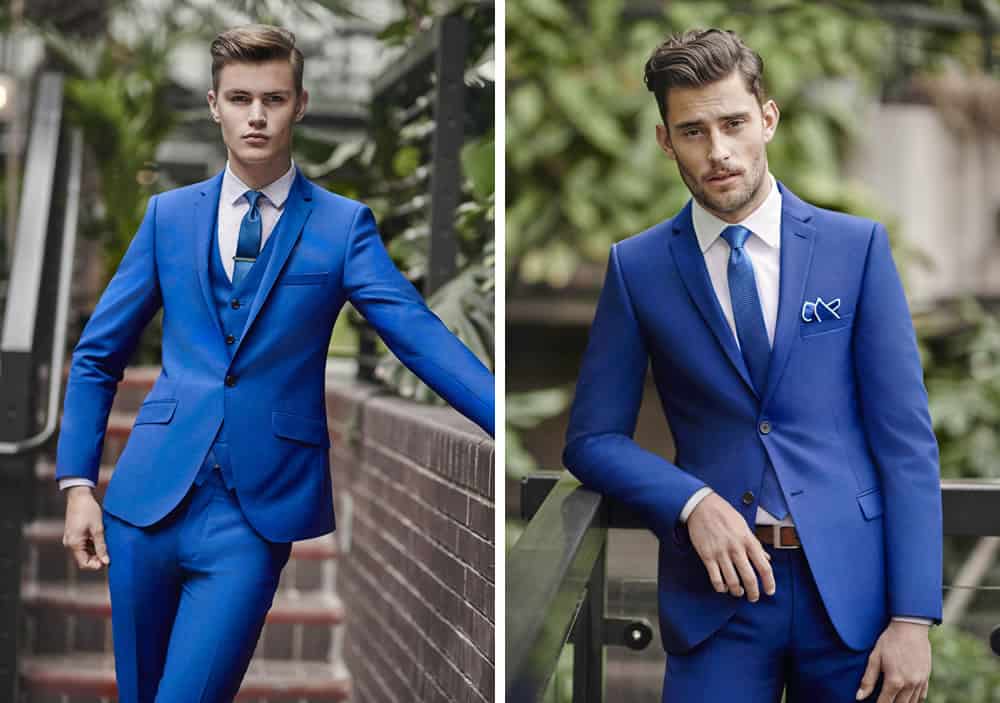 Moss Bros Weekend Blue Suits Offer
