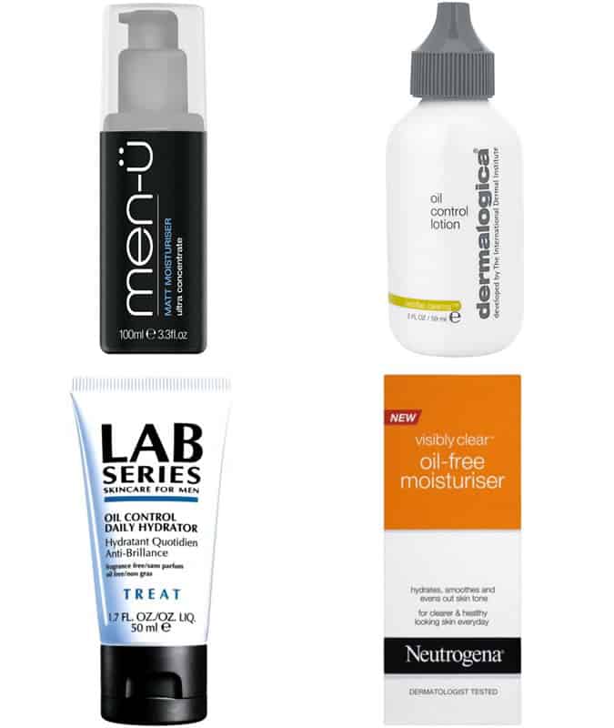 Men's Oily Skin Recommended Moisturisers