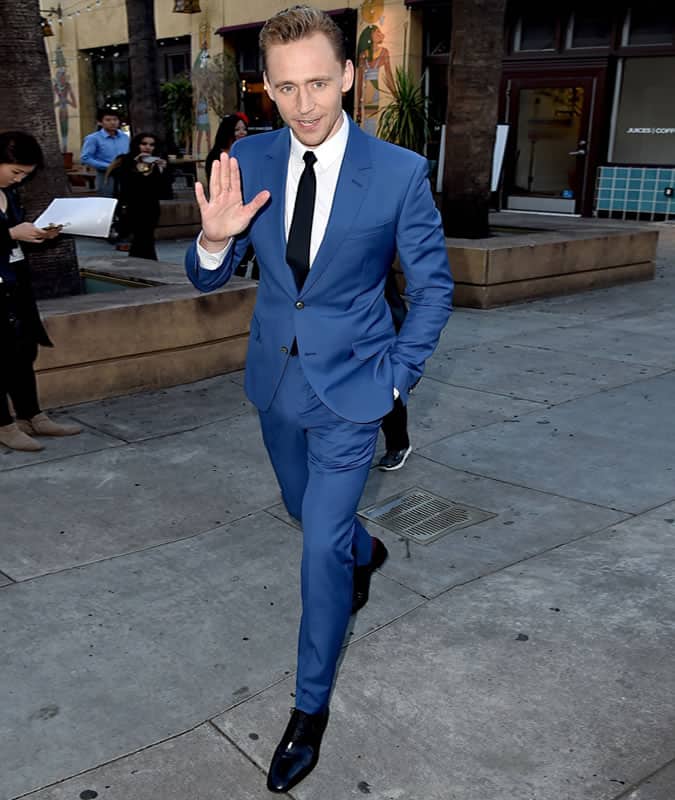 Tom Hiddleston Cobalt Blue Suit