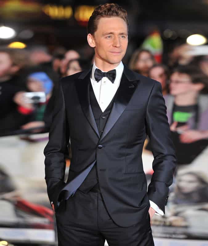 Tom Hiddleston Black Tie Tuxedo