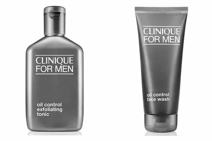 Men's Clinique Oil Control Cleansers and Tonic