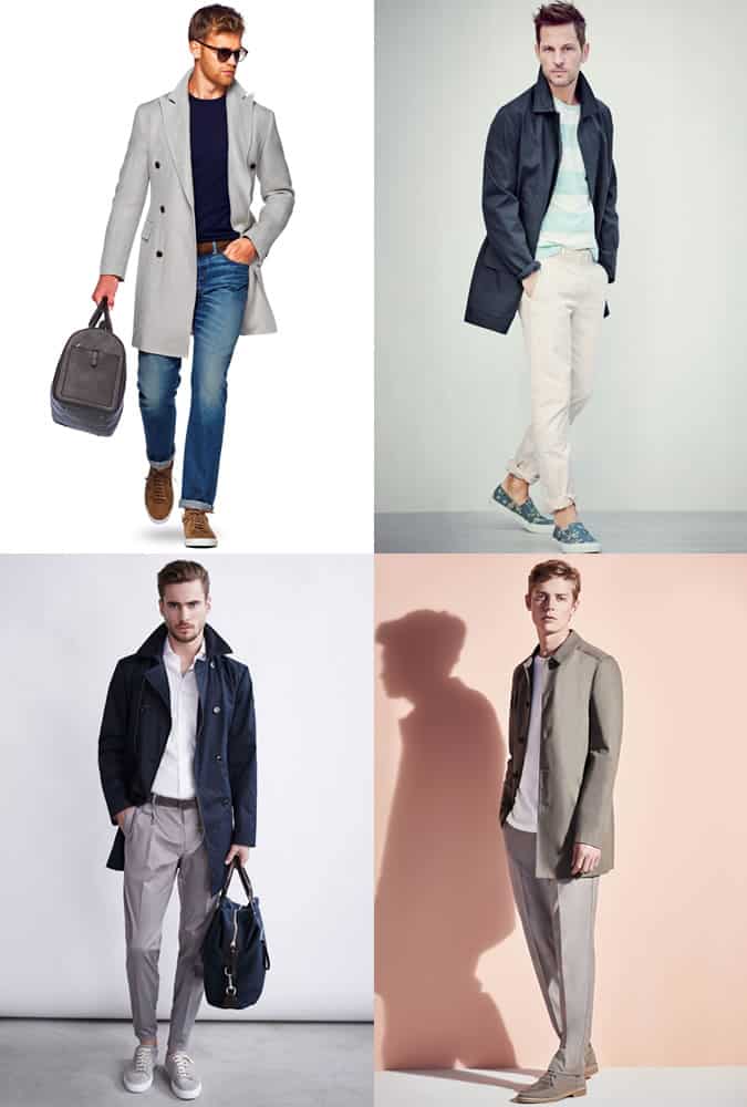 Men's Lightweight Coats and Topcoats outfit inspiration lookbook