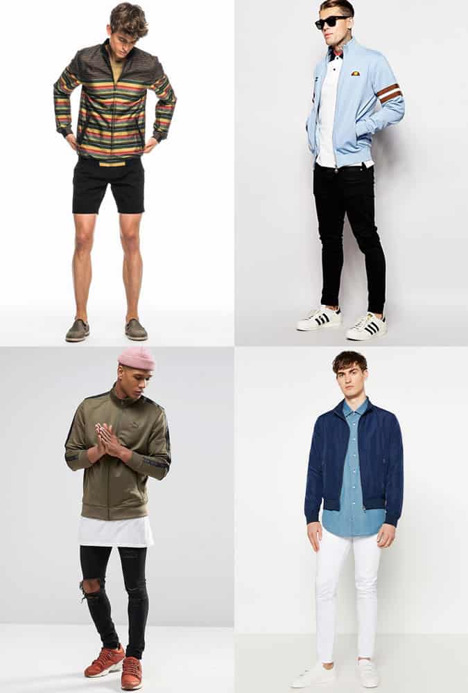 Men's Track Top Outfit Inspiration Lookbook