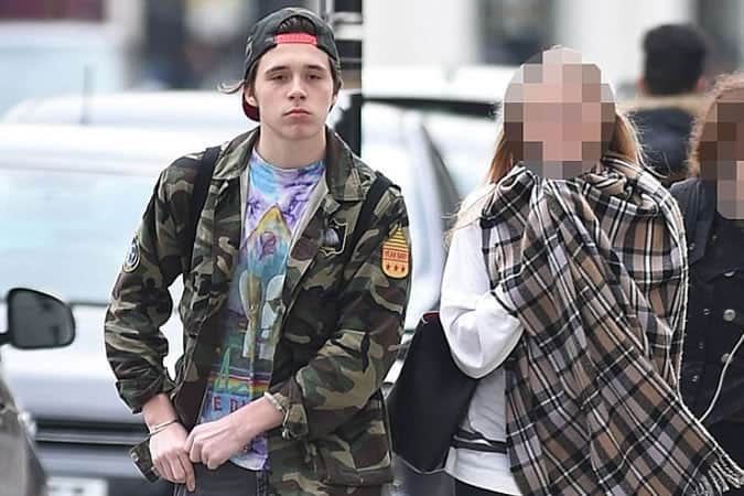 Brooklyn Beckham in Saint Laurent Field Jacket