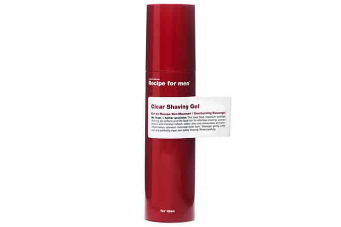 Recipe For Men Clear Shaving Gel