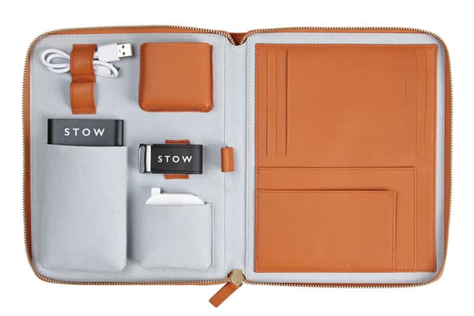 Stow Leather Travel Kit