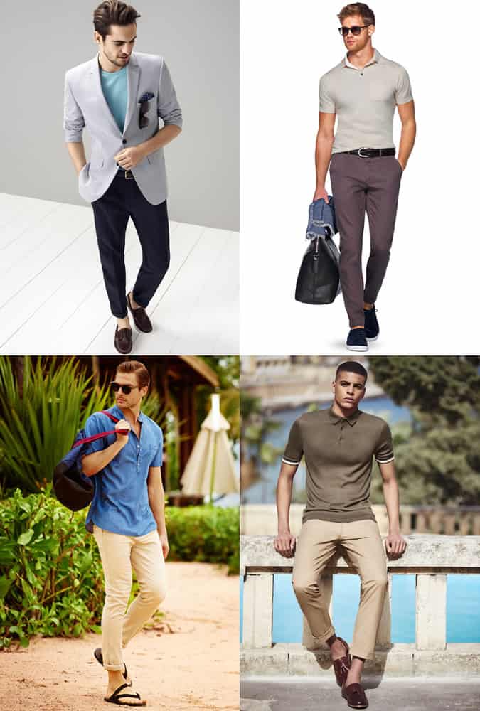 Men's Holiday/Summer Fashion Outfit Inspiration - Lightweight Chinos/Trousers