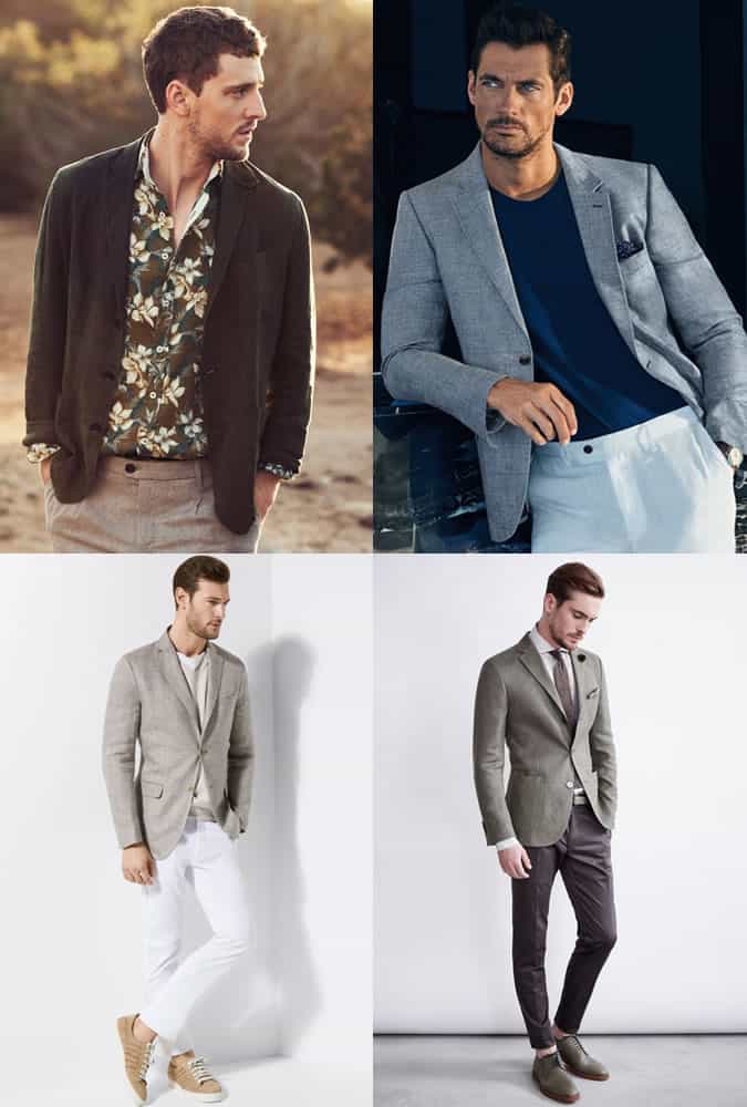 Men's Holiday/Summer Fashion Outfit Inspiration - Linen Blazer