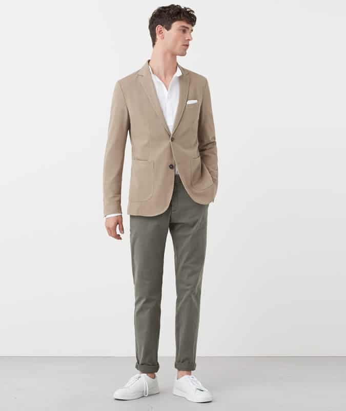 Men's Outfit Inspiration Lookbook - Earth Tones Blazers and Trousers
