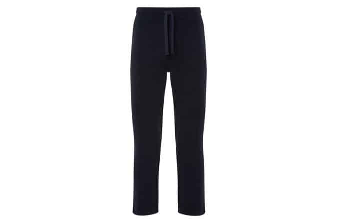 NAVY LUX DRAWSTRING TROUSER