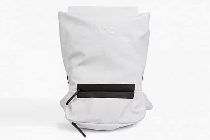 Y-3 White Neoprene Backpack