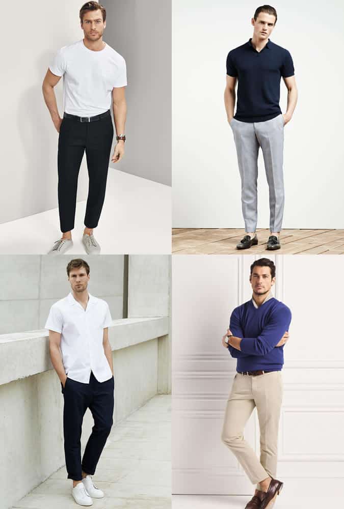 Men's Well-Fitting Clothing Outfit Lookbook