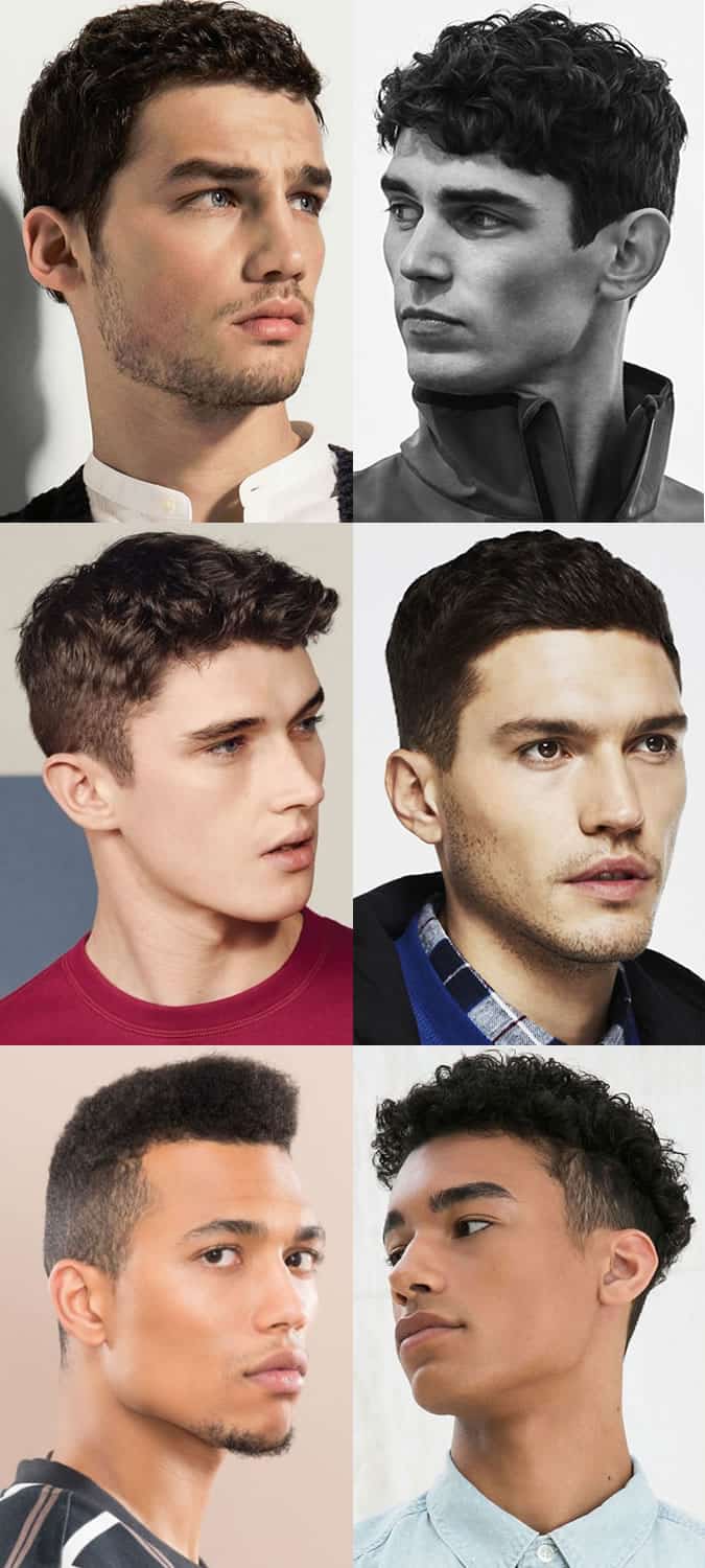 Men's Thick, Curly and Unruly Hair Types - Summer Haircuts and Hairstyles