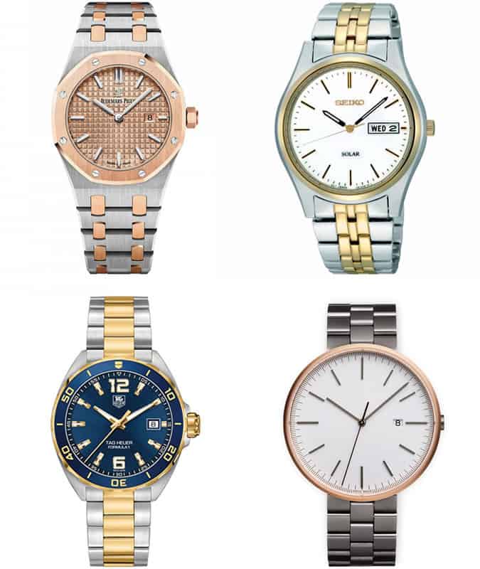 Men's Twin metal watches