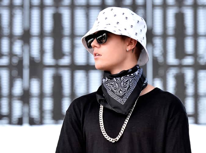 Get a bucket hat wrong and you could look like a young Bieber