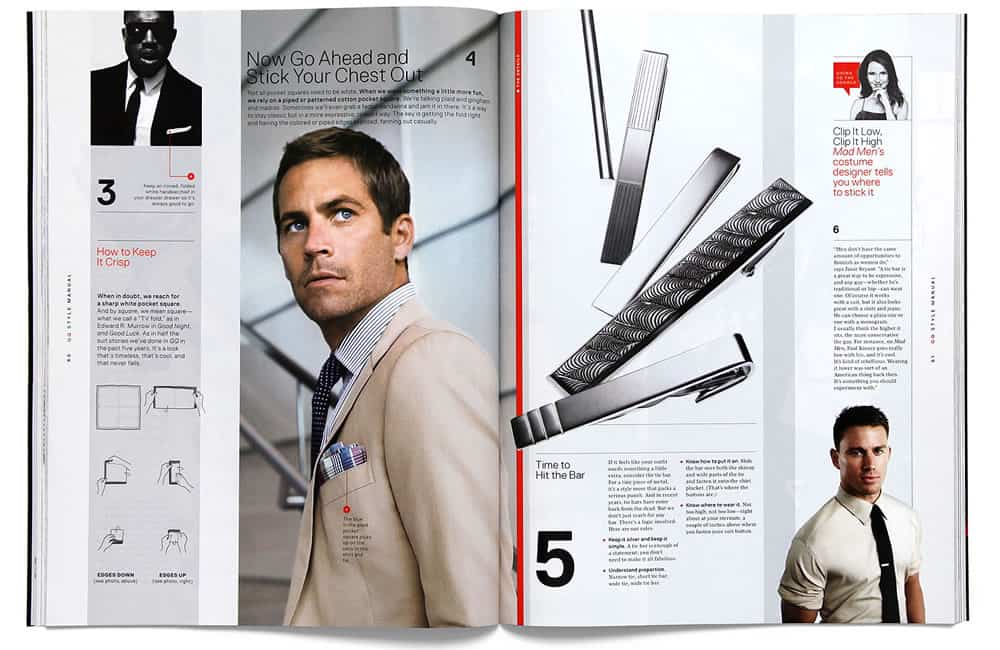 Magazine often inform guy's style tastes