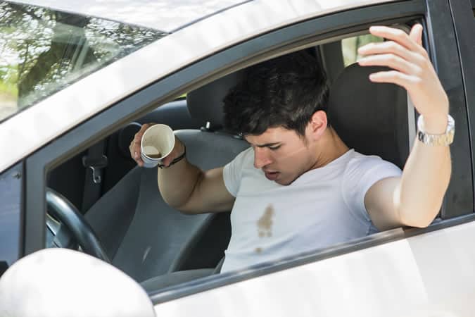 You need to move fast with coffee stains