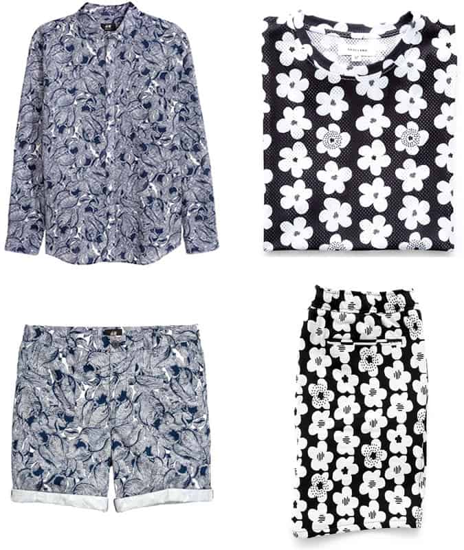 Men's Floral Coordinating Pieces